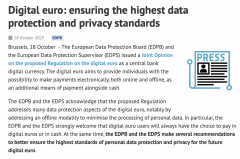tp钱包app官网下载|欧盟数据监管机构呼吁加强数字欧元的隐私