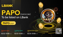 TokenPocket钱包链接|LBank交易所将于2024年2月23日上线PAPOCOIN（PAPO）
